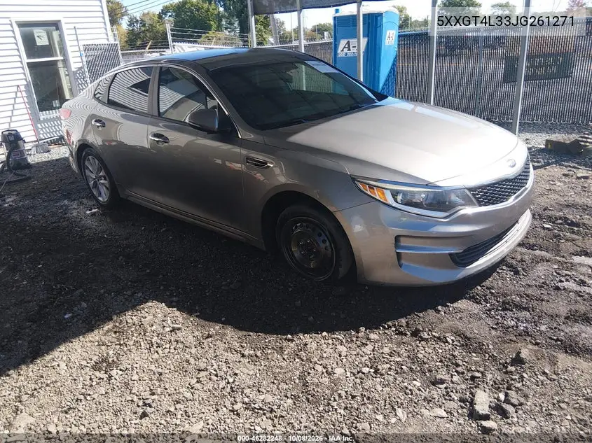 KIA OPTIMA 2018, VIN 5XXGT4L33JG261271