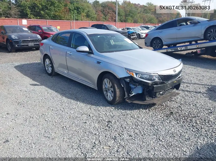 KIA OPTIMA 2018, VIN 5XXGT4L31JG263083