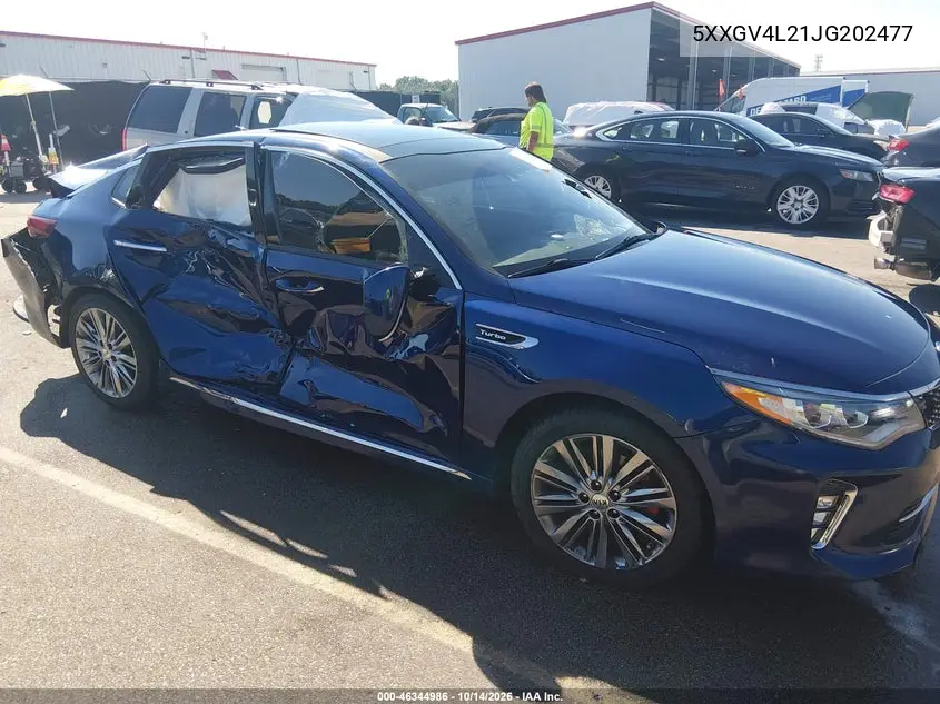 KIA OPTIMA 2018, VIN 5XXGV4L21JG202477
