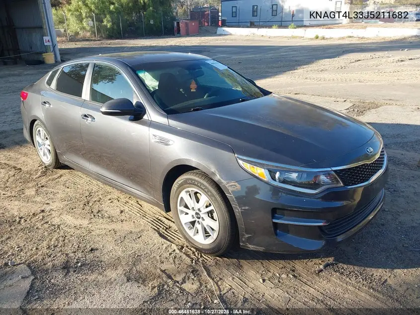 KIA OPTIMA 2018, VIN KNAGT4L33J5211682