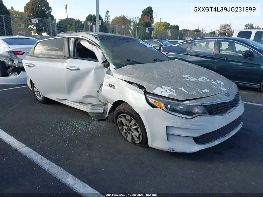 KIA OPTIMA 2018, VIN 5XXGT4L39JG231899