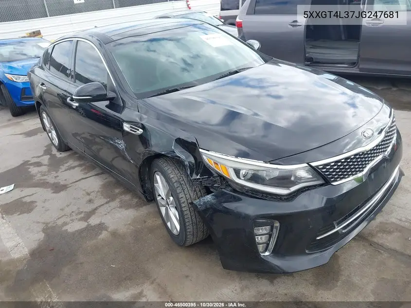 KIA OPTIMA 2018, VIN 5XXGT4L37JG247681