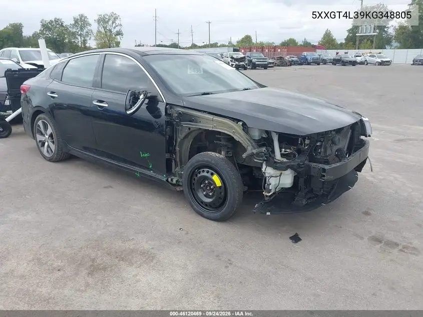 KIA OPTIMA 2019, VIN 5XXGT4L39KG348805
