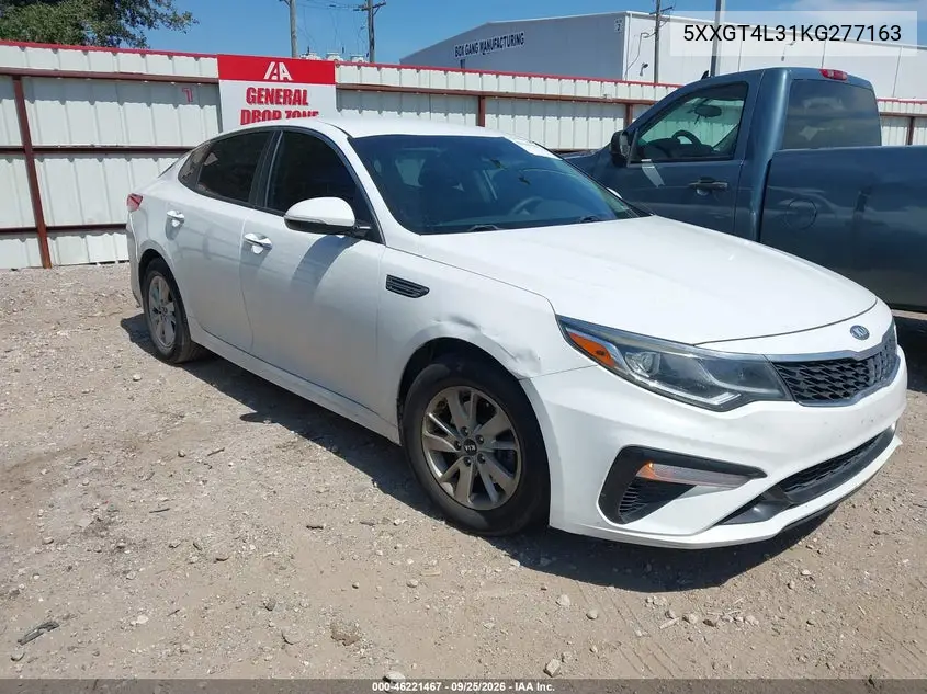 KIA OPTIMA 2019, VIN 5XXGT4L31KG277163