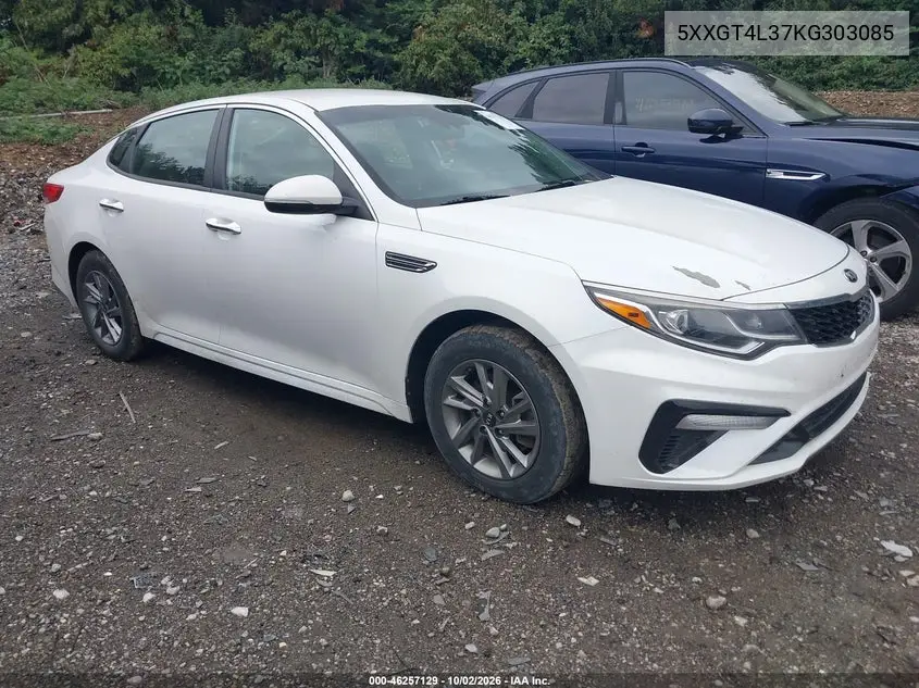 KIA OPTIMA 2019, VIN 5XXGT4L37KG303085