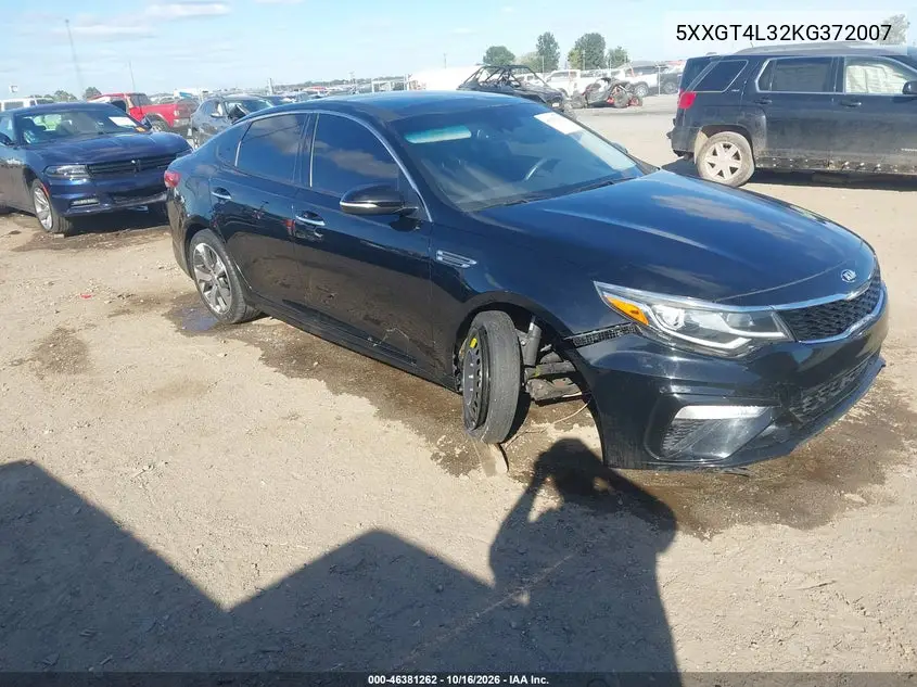 KIA OPTIMA 2019, VIN 5XXGT4L32KG372007