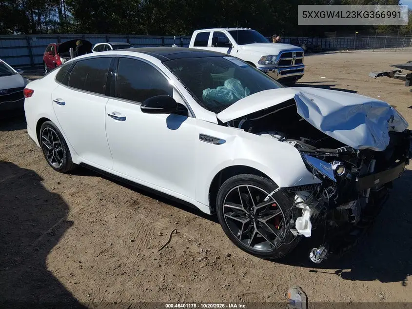 KIA OPTIMA 2019, VIN 5XXGW4L23KG366991