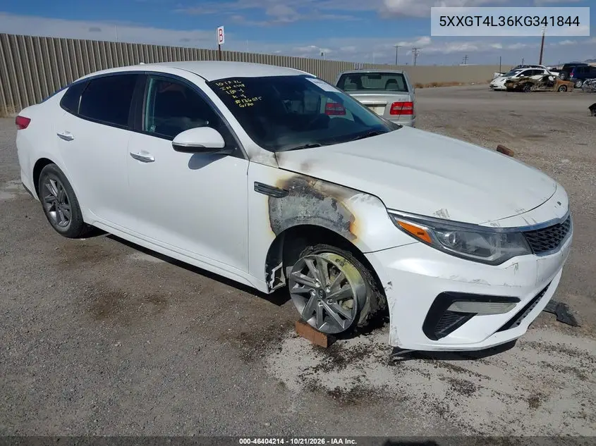 KIA OPTIMA 2019, VIN 5XXGT4L36KG341844