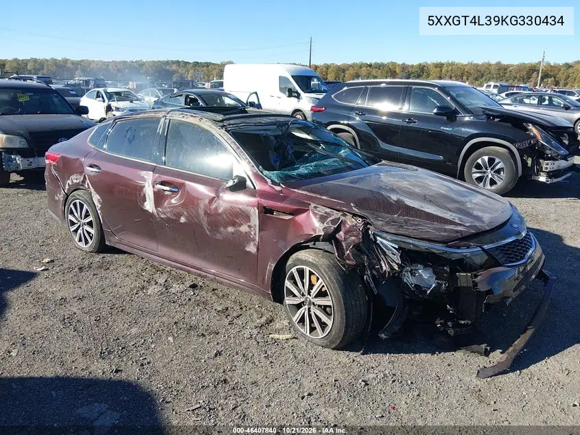 KIA OPTIMA 2019, VIN 5XXGT4L39KG330434