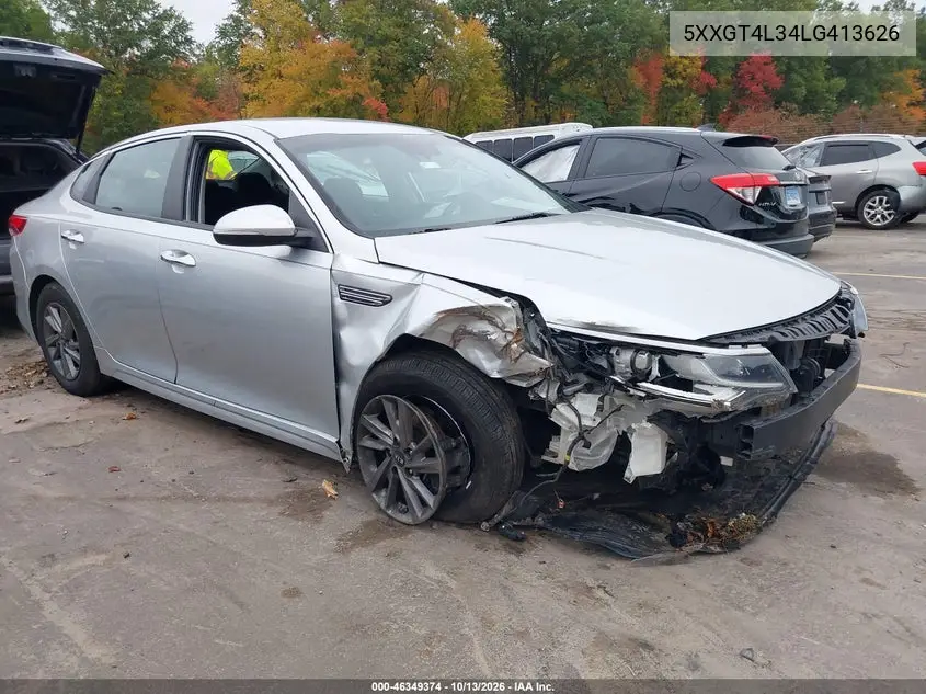 KIA OPTIMA 2020, VIN 5XXGT4L34LG413626
