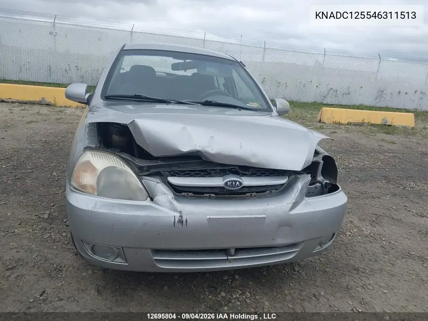 2004 KIA RIO VIN KNADC125546311513 — фото 13
