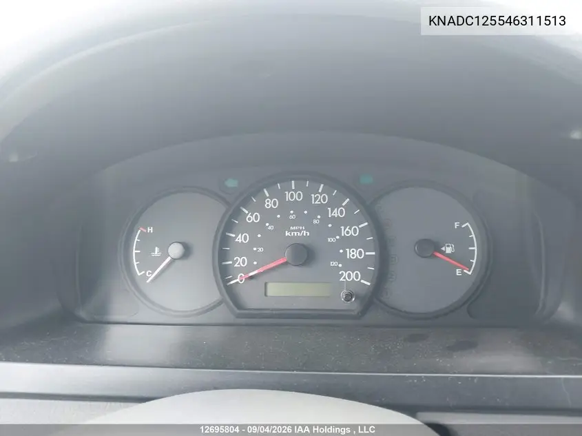 2004 KIA RIO VIN KNADC125546311513 — фото 16