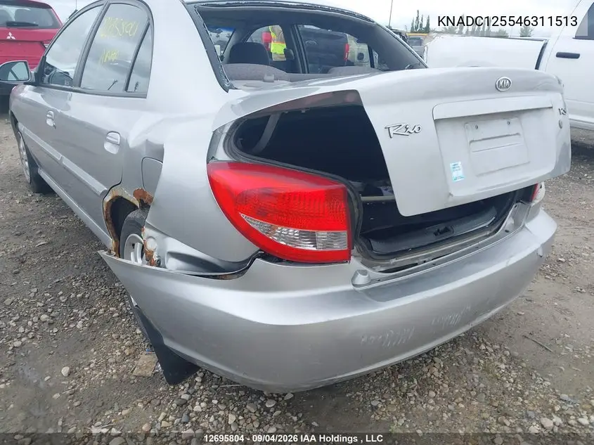 2004 KIA RIO VIN KNADC125546311513 — фото 20