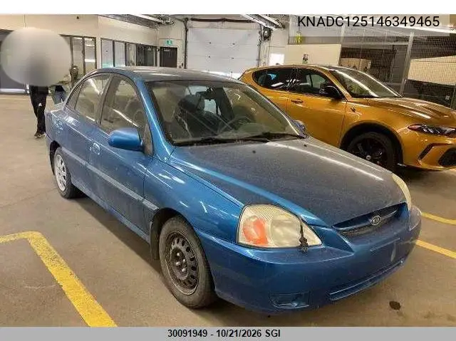 KIA RIO 2004, VIN KNADC125146349465