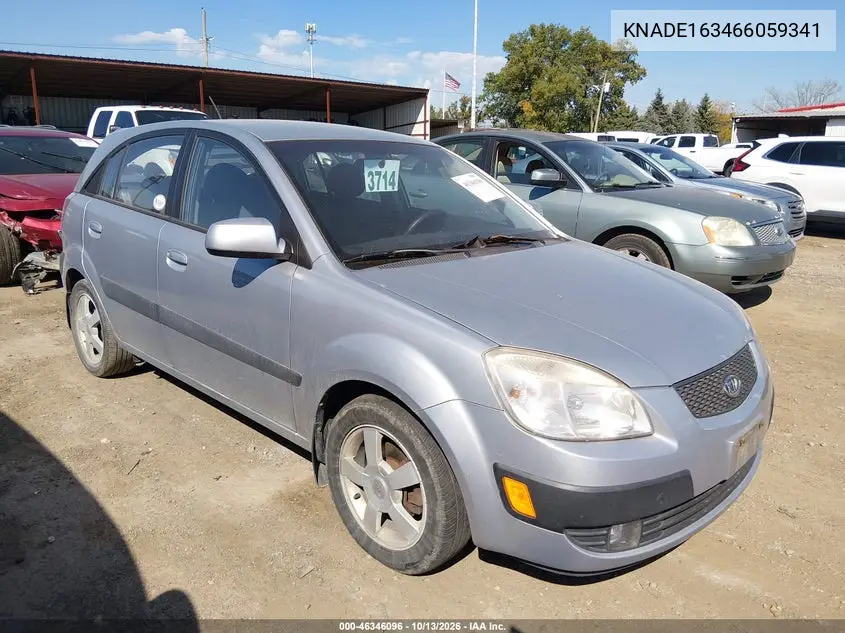 KIA RIO 2006, VIN KNADE163466059341