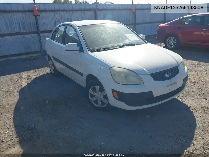 KIA RIO 2006, VIN KNADE123266148508