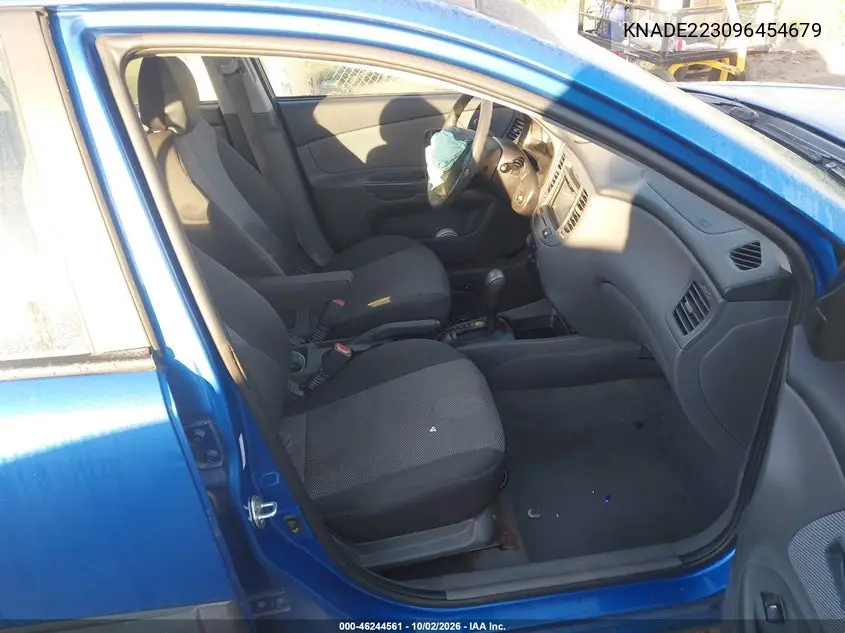 2009 KIA RIO VIN KNADE223096454679 — фото 5