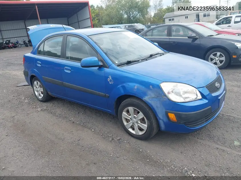 KIA RIO 2009, VIN KNADE223596583341