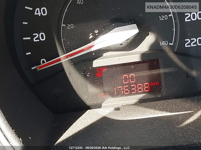 2013 KIA RIO VIN KNADM4A30D6208045 — фото 16