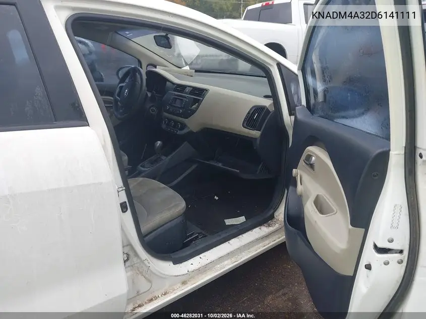 2013 KIA RIO VIN KNADM4A32D6141111 — фото 5