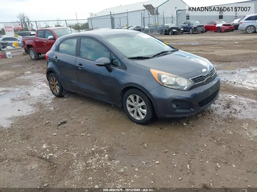 KIA RIO 2013, VIN KNADN5A36D6157007