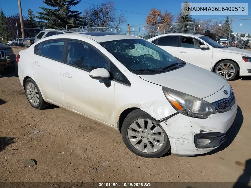 KIA RIO 2014, VIN KNADN4A36E6409513