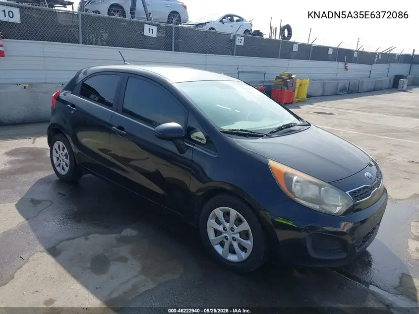 KIA RIO 2014, VIN KNADN5A35E6372086