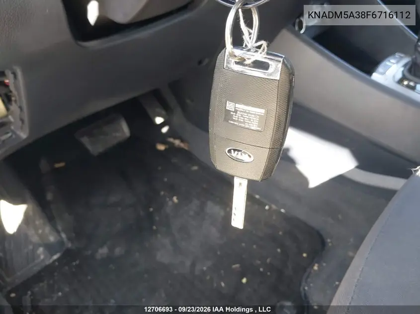 2015 KIA RIO VIN KNADM5A38F6716112 — фото 11