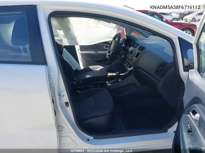 2015 KIA RIO VIN KNADM5A38F6716112 — фото 5