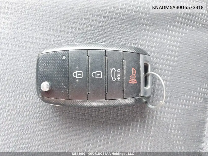 2016 KIA RIO VIN KNADM5A30G6573318 — фото 11
