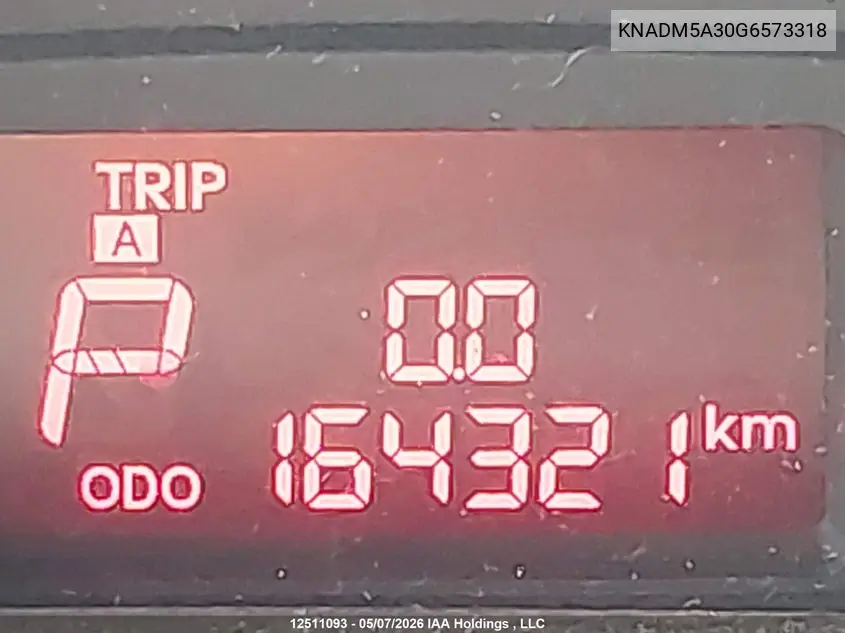 2016 KIA RIO VIN KNADM5A30G6573318 — фото 16