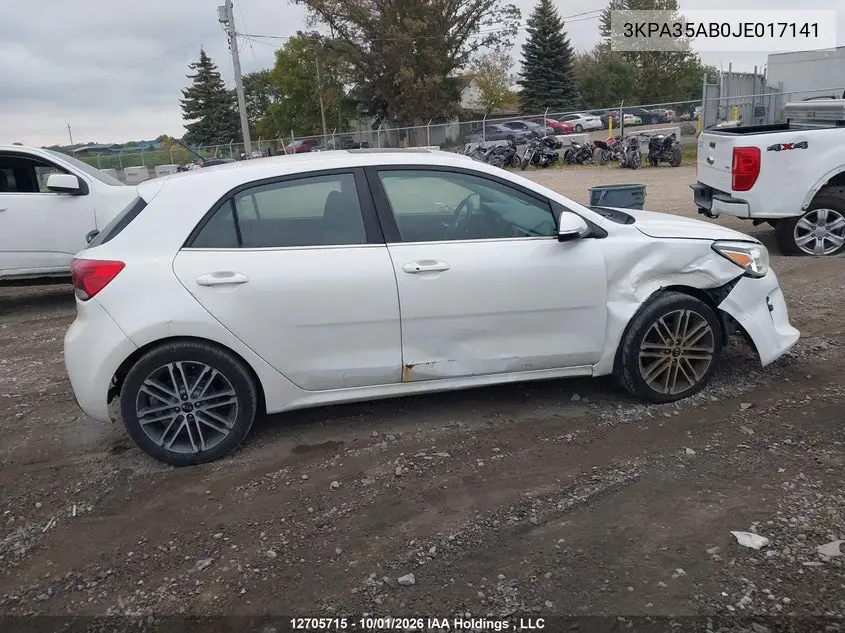 2018 KIA RIO VIN 3KPA35AB0JE017141 — фото 13