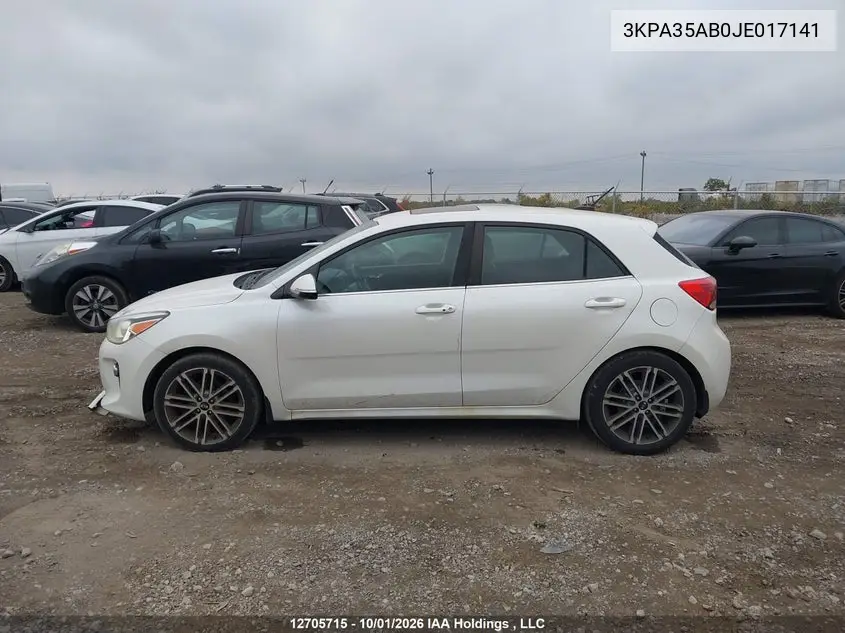 2018 KIA RIO VIN 3KPA35AB0JE017141 — фото 14