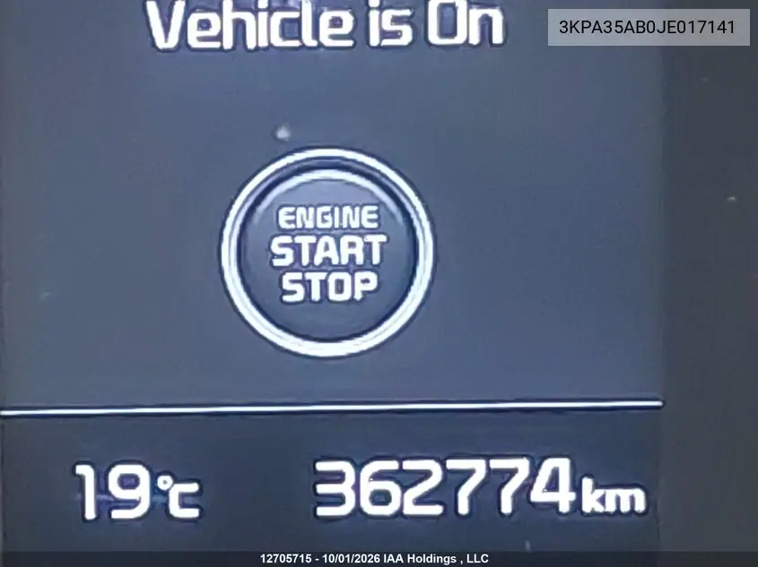 2018 KIA RIO VIN 3KPA35AB0JE017141 — фото 15