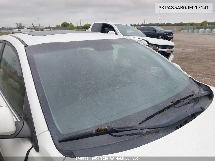 2018 KIA RIO VIN 3KPA35AB0JE017141 — фото 17