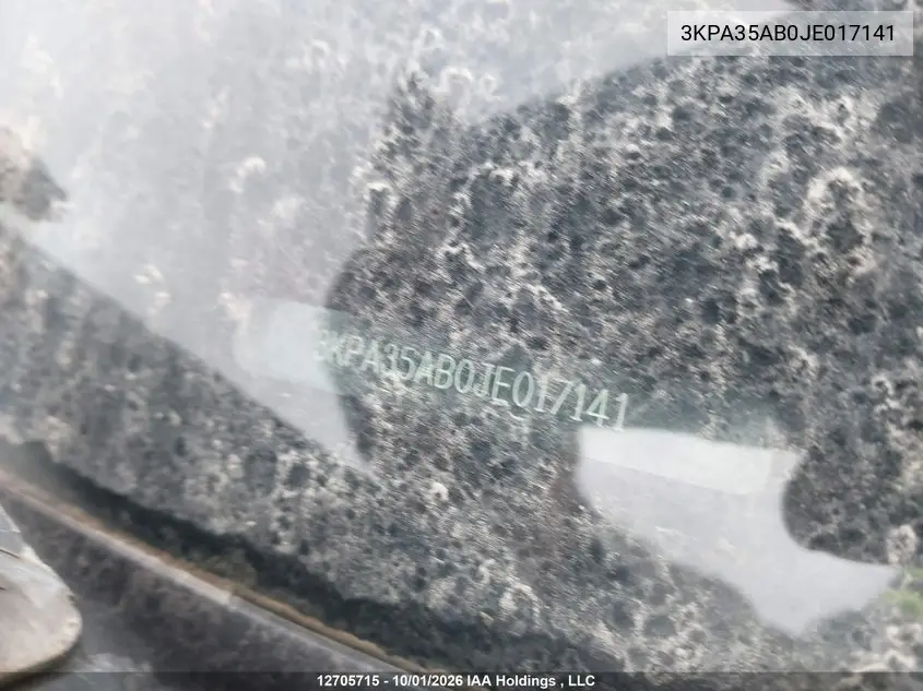2018 KIA RIO VIN 3KPA35AB0JE017141 — фото 18