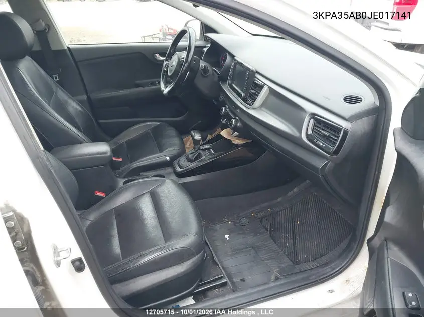 2018 KIA RIO VIN 3KPA35AB0JE017141 — фото 6