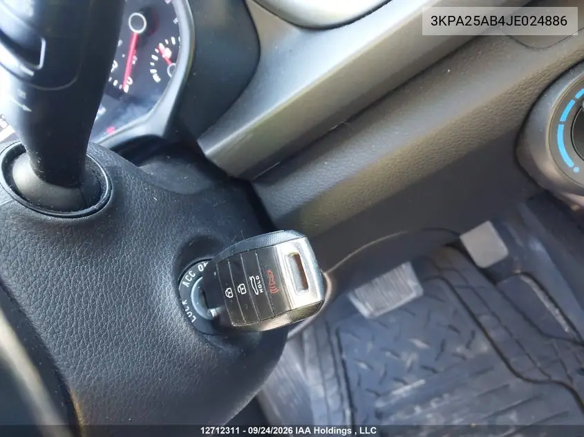 2018 KIA RIO VIN 3KPA25AB4JE024886 — фото 11