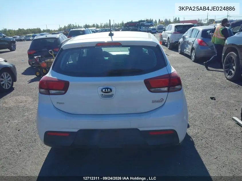 2018 KIA RIO VIN 3KPA25AB4JE024886 — фото 16