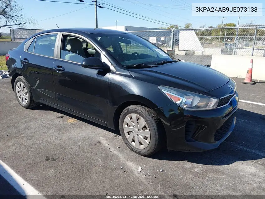 KIA RIO 2018, VIN 3KPA24AB9JE073138