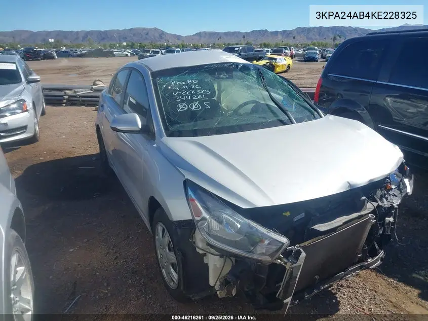 KIA RIO 2019, VIN 3KPA24AB4KE228325