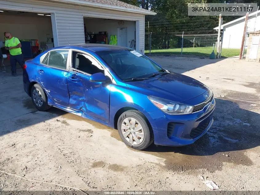 KIA RIO 2019, VIN 3KPA24AB1KE211157
