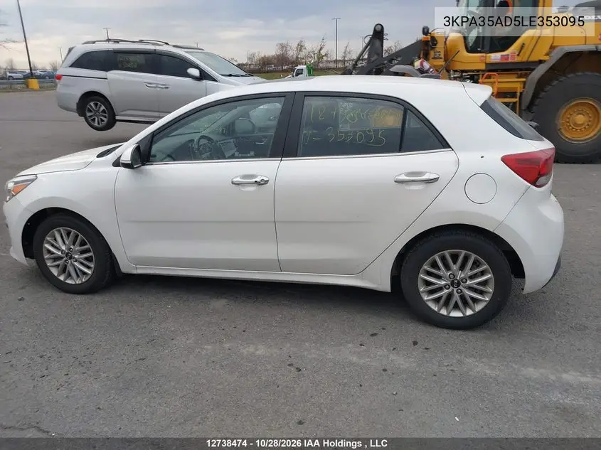 2020 KIA RIO VIN 3KPA35AD5LE353095 — фото 14