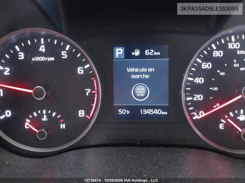 2020 KIA RIO VIN 3KPA35AD5LE353095 — фото 15