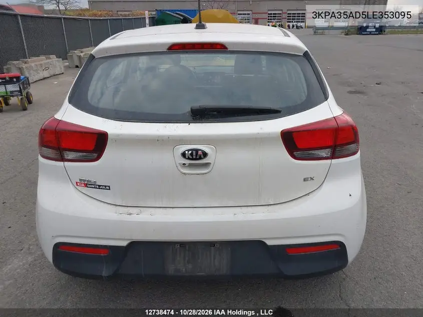 2020 KIA RIO VIN 3KPA35AD5LE353095 — фото 16
