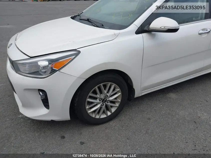 2020 KIA RIO VIN 3KPA35AD5LE353095 — фото 20