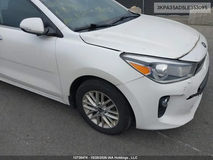 2020 KIA RIO VIN 3KPA35AD5LE353095 — фото 21