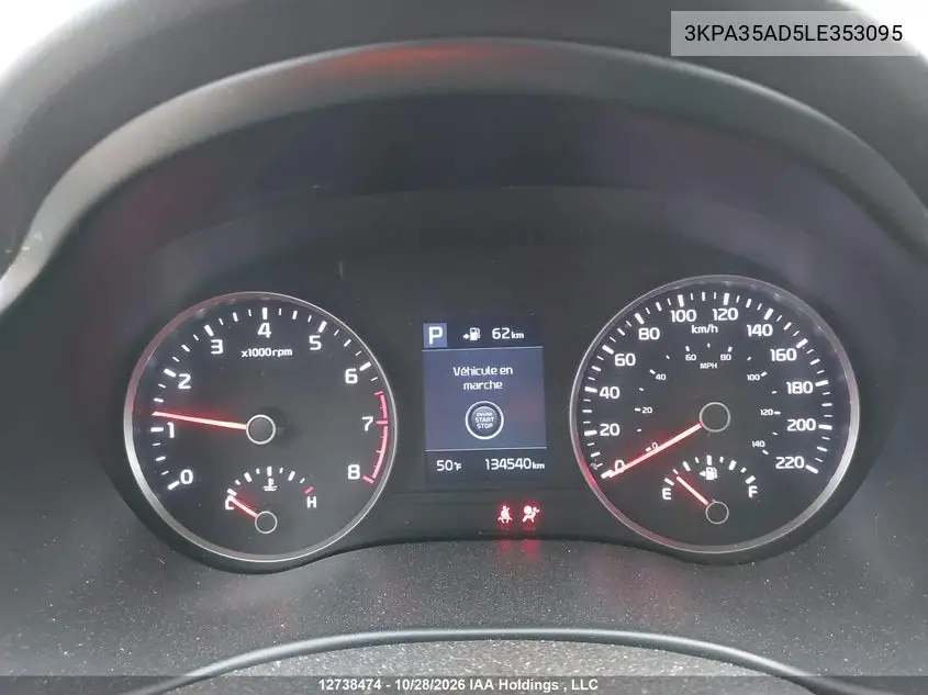 2020 KIA RIO VIN 3KPA35AD5LE353095 — фото 7