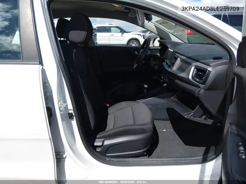 2020 KIA RIO VIN 3KPA24AD8LE259709 — фото 5