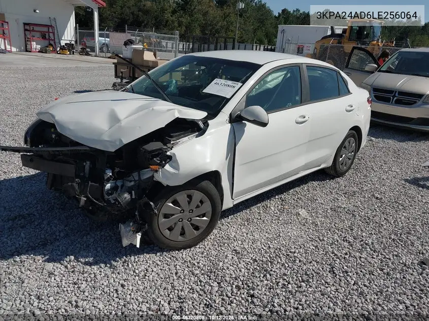 2020 KIA RIO VIN 3KPA24AD6LE256064 — фото 2